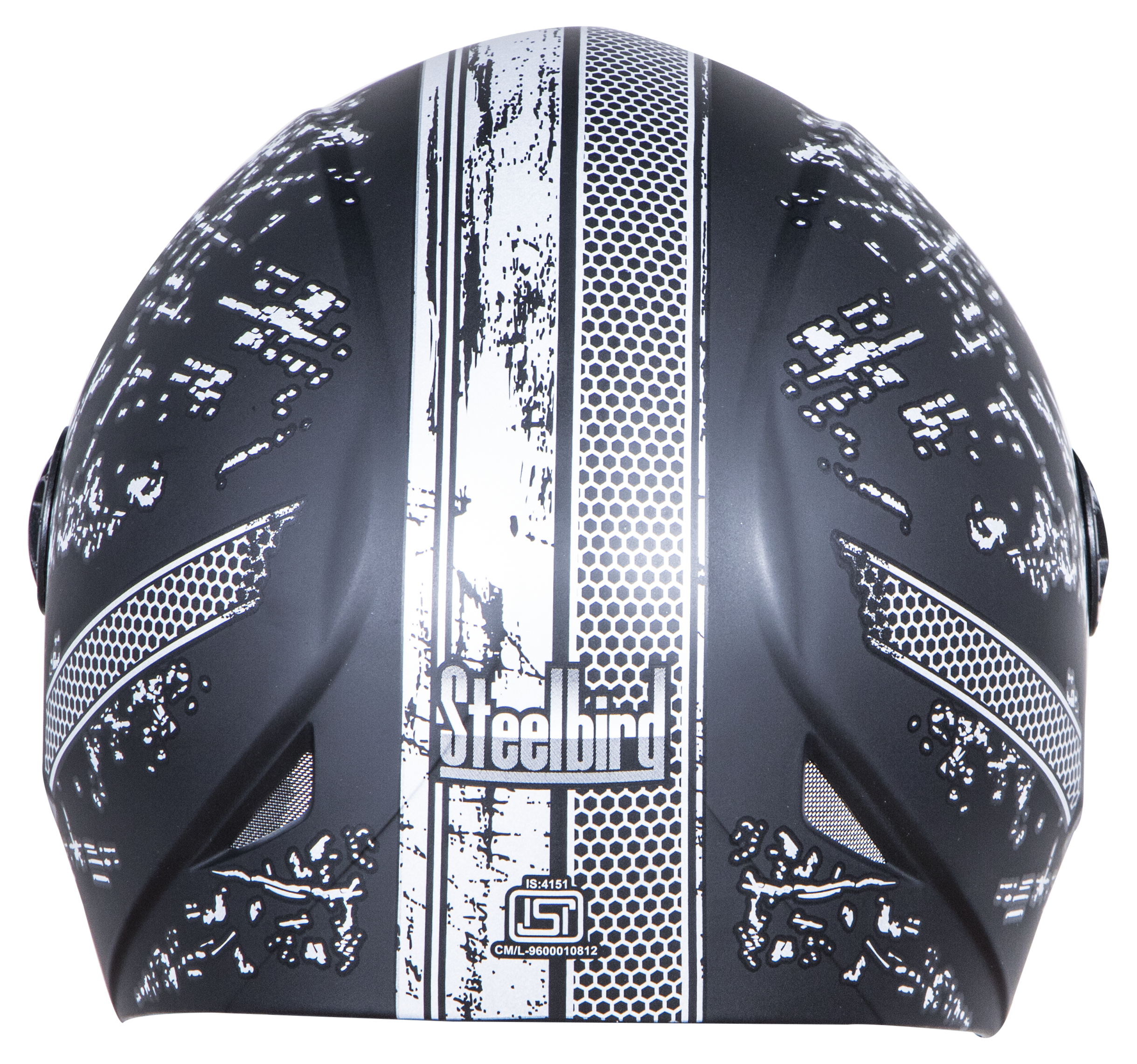 SBH-1 Adonis R2K Mat Black With Silver( Fitted With Clear Visor Extra Smoke Visor Free)